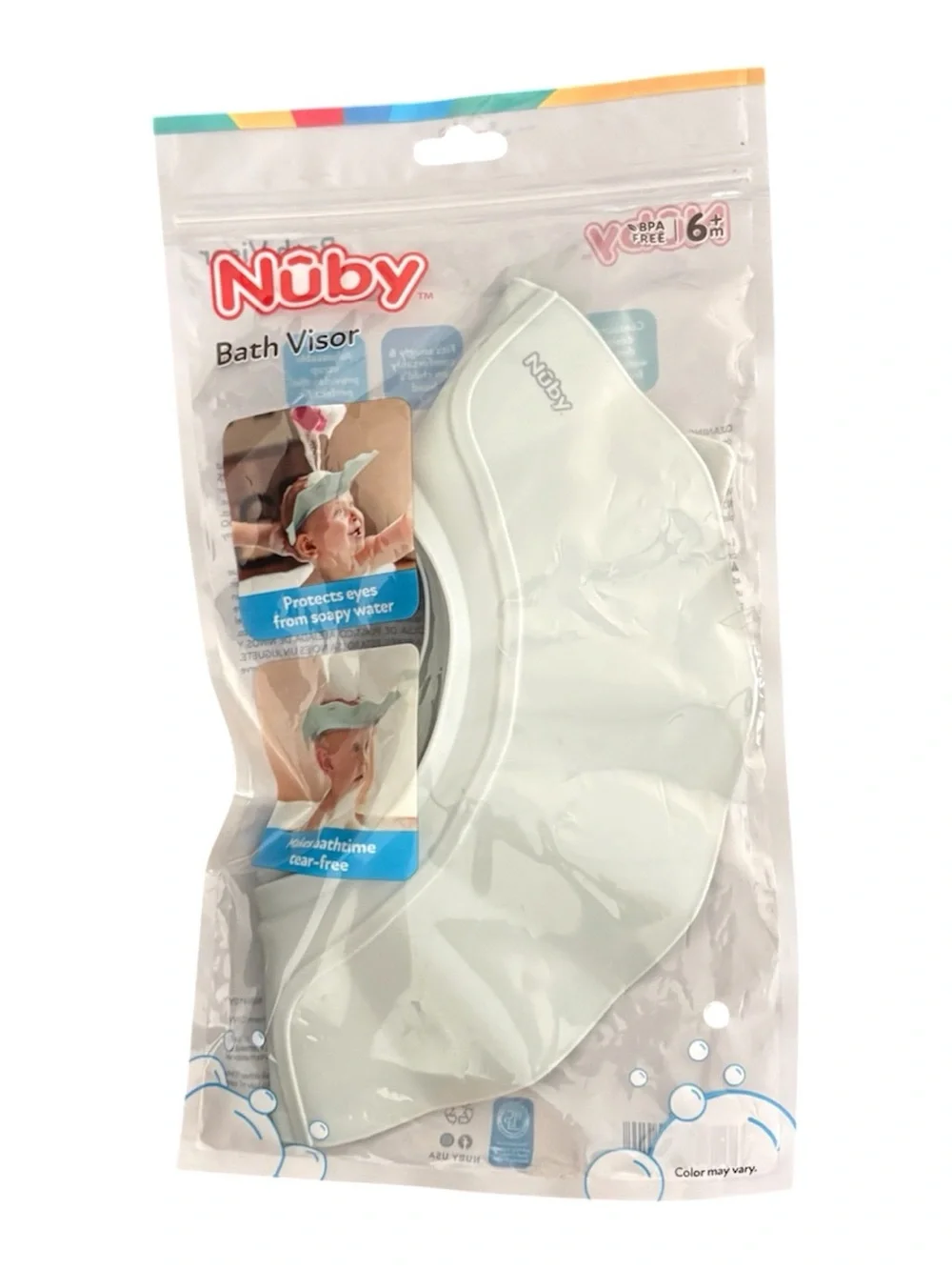 Nuby Kids Bath Visor, light gray